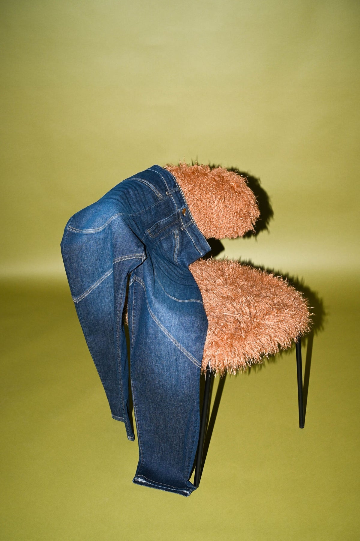 Bella donkerblauwe barrel jeans