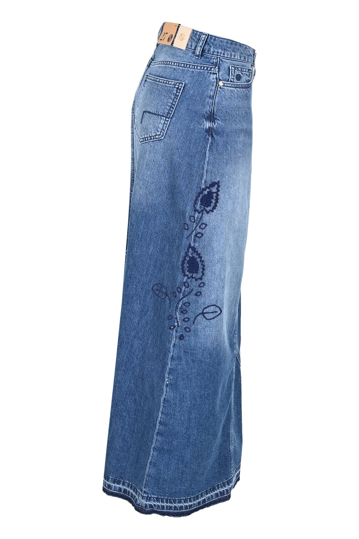 ELVIS SKIRT - MidBlu/Navy