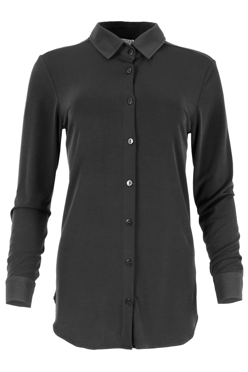 Garbi basic blouse zwart