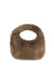 zandkleur teddy tas hobo 