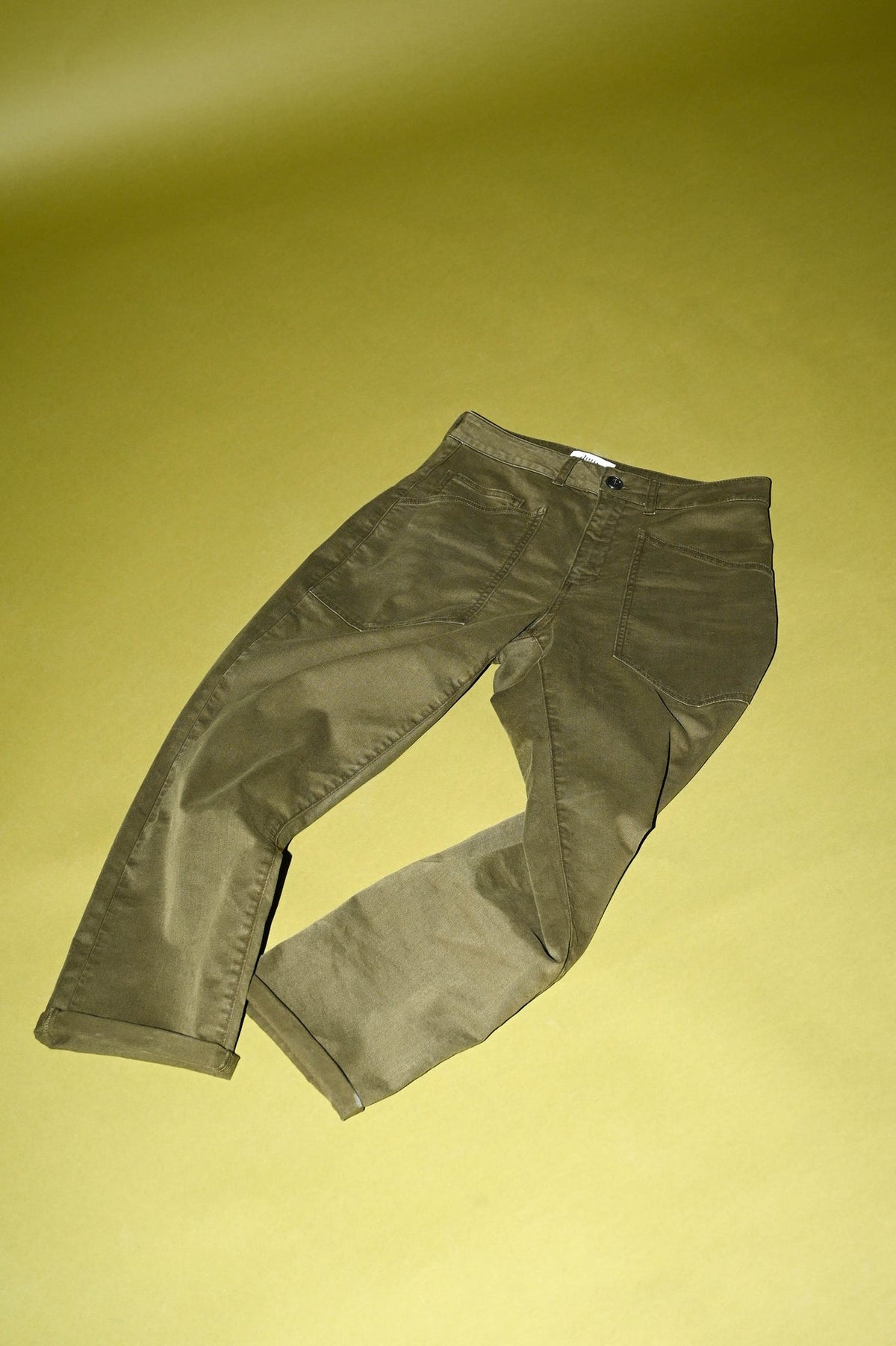 Carrot fit jeans Jaclin Dark Olive