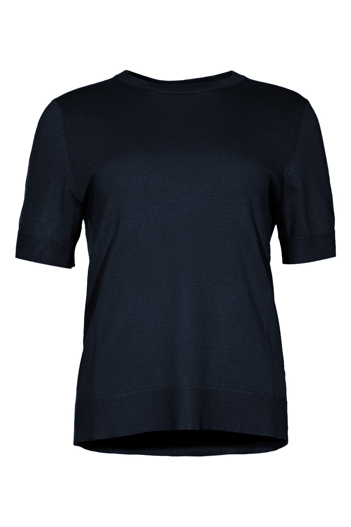 Midanne gebreid T-shirt navyblauw