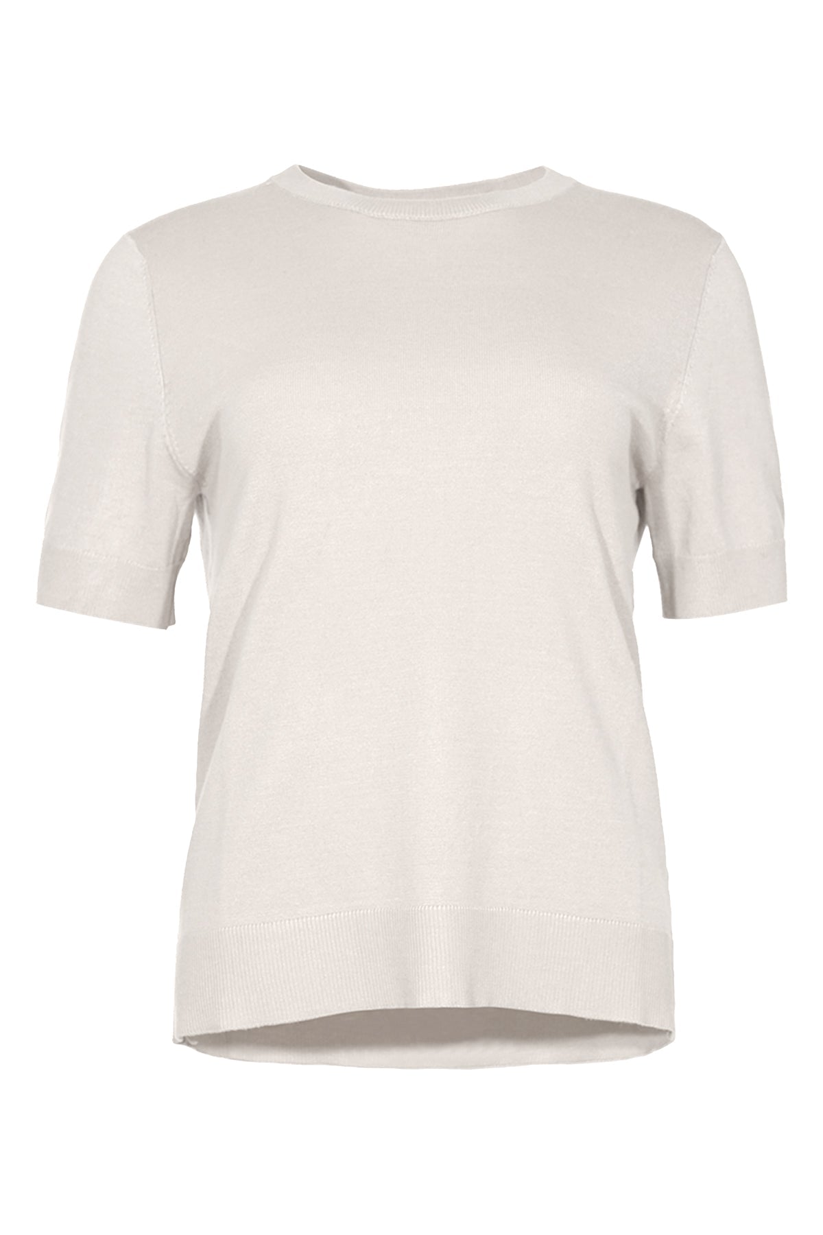 Midanne gebreid T-shirt offwhite