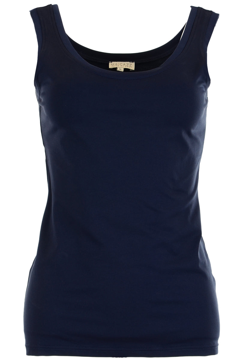 Roma top donkerblauw