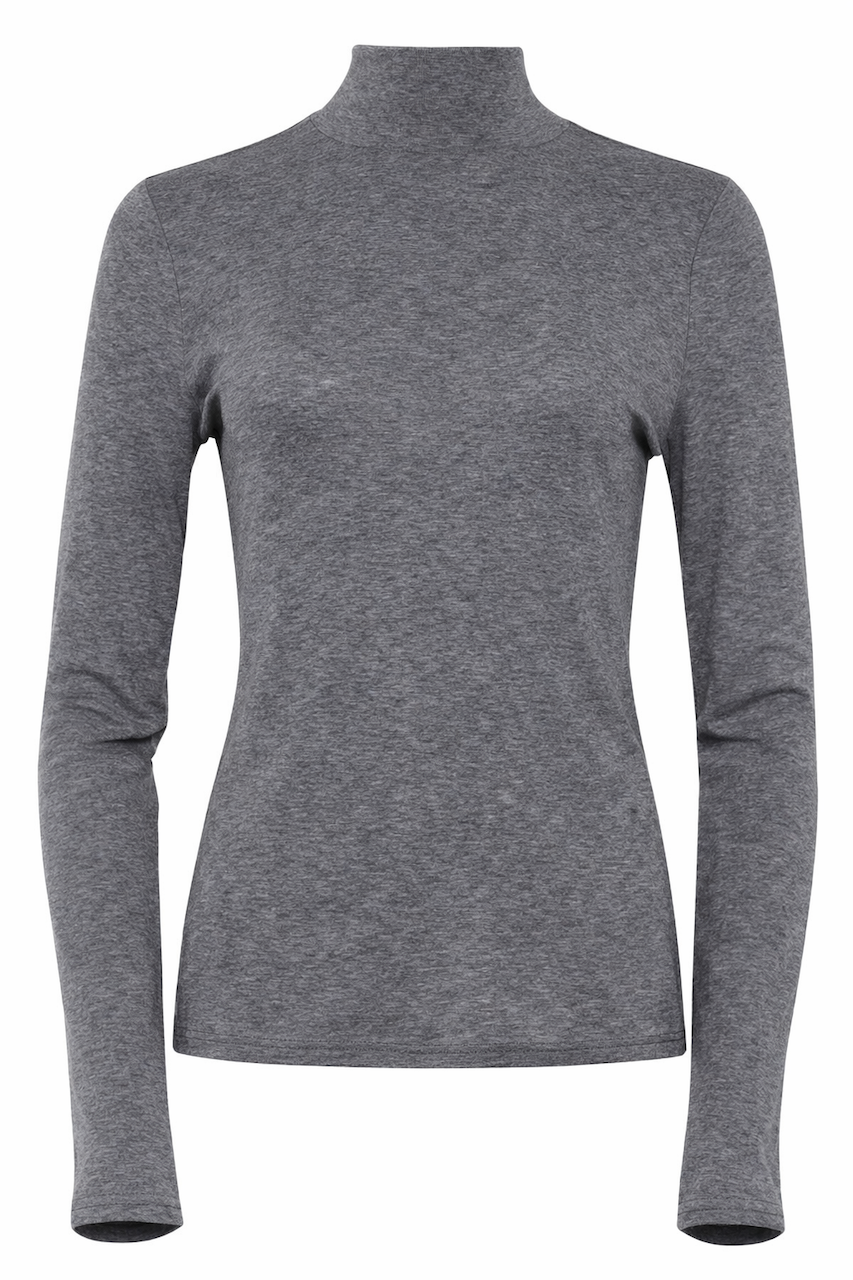 grijze coltrui vikerna van de herfstcollectie