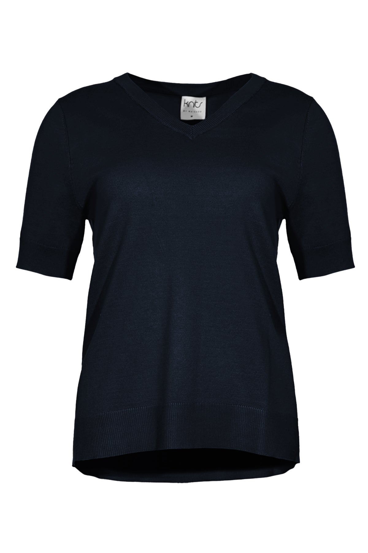 Vidanne gebreid T-shirt navyblauw