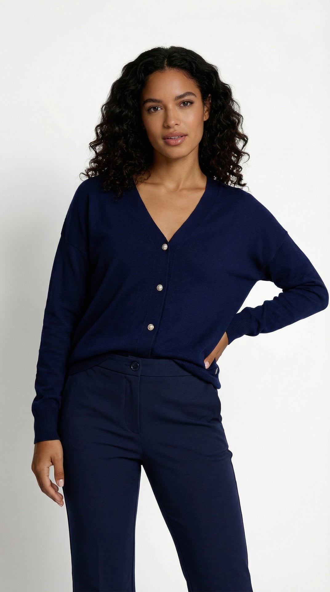 Vonja damesvest navyblauw