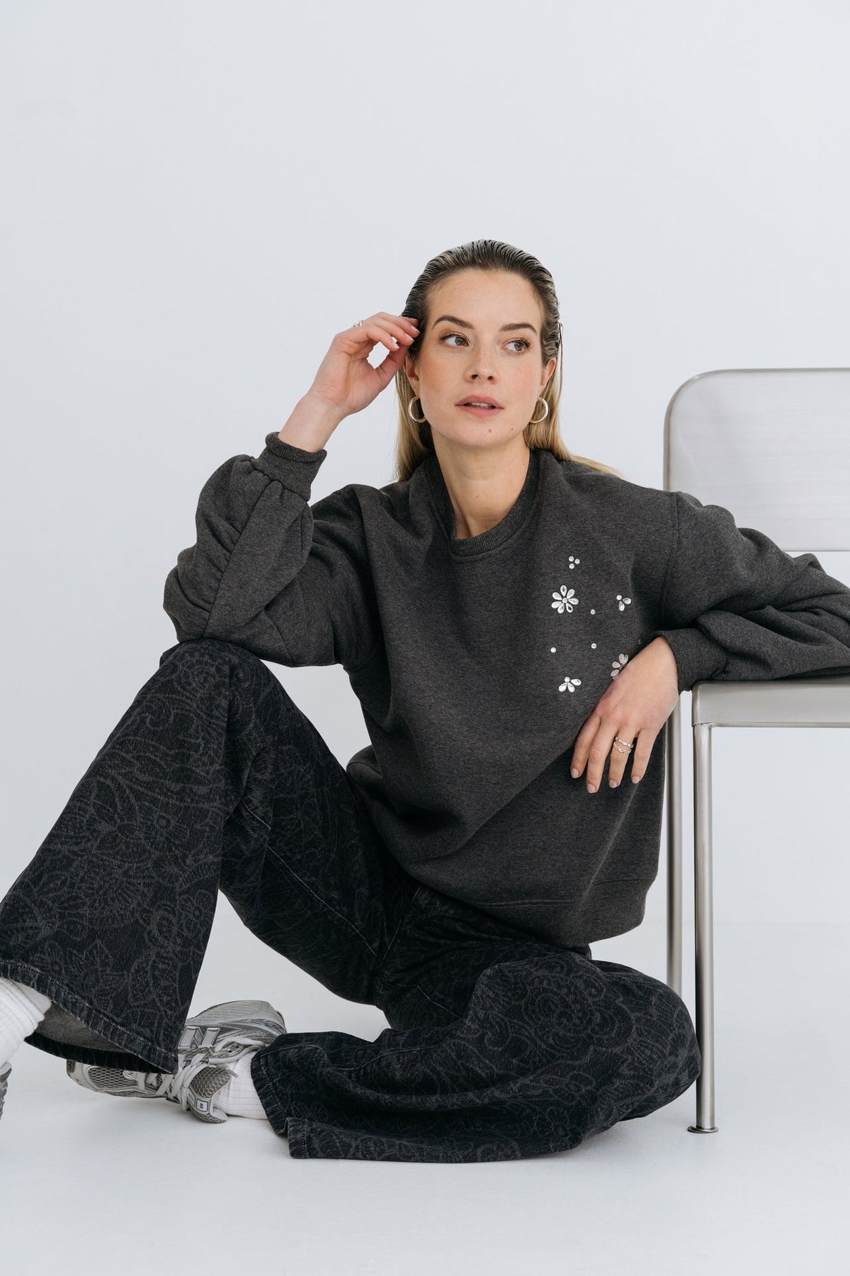 ELLA SWEAT PUFF SLEEVE Antra