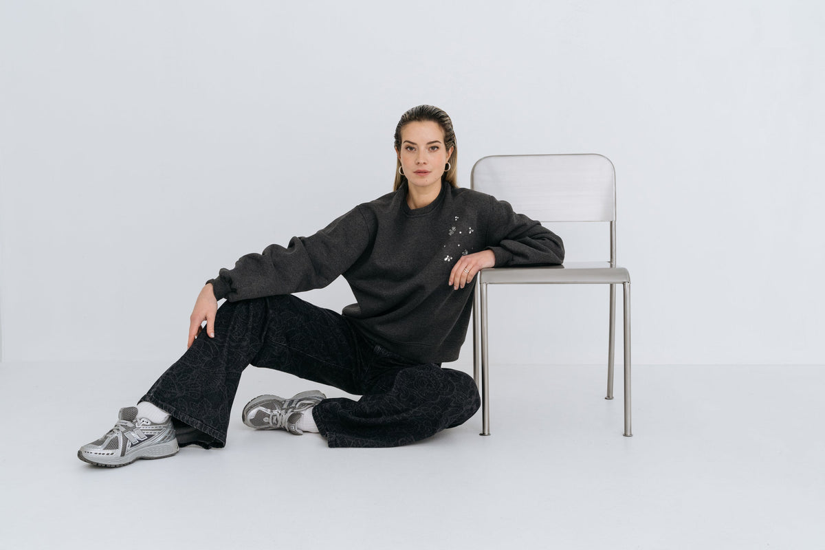 ELLA SWEAT PUFF SLEEVE Antra